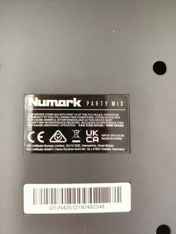numark-party-mix-ii-mkii-2-konsola-dj-kontroler-mikser-komplet-kod-producenta-partymixii