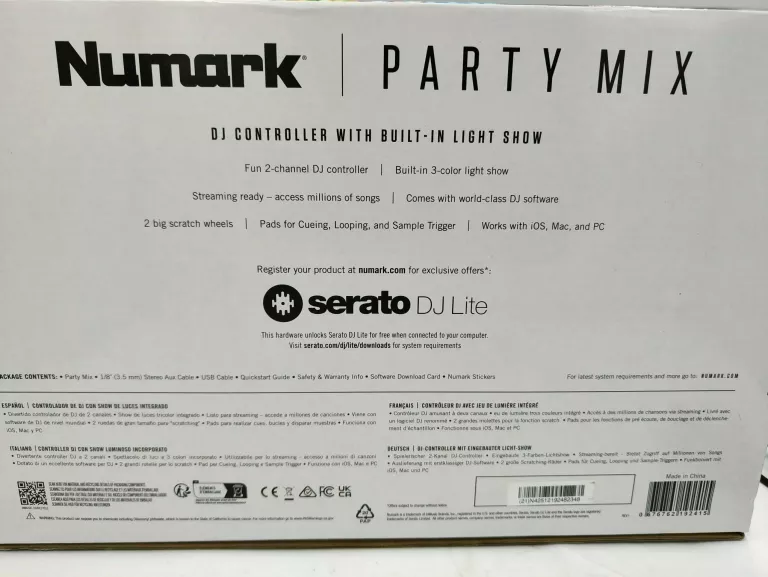 numark-party-mix-ii-mkii-2-konsola-dj-kontroler-mikser-komplet-model-party-mix-ii