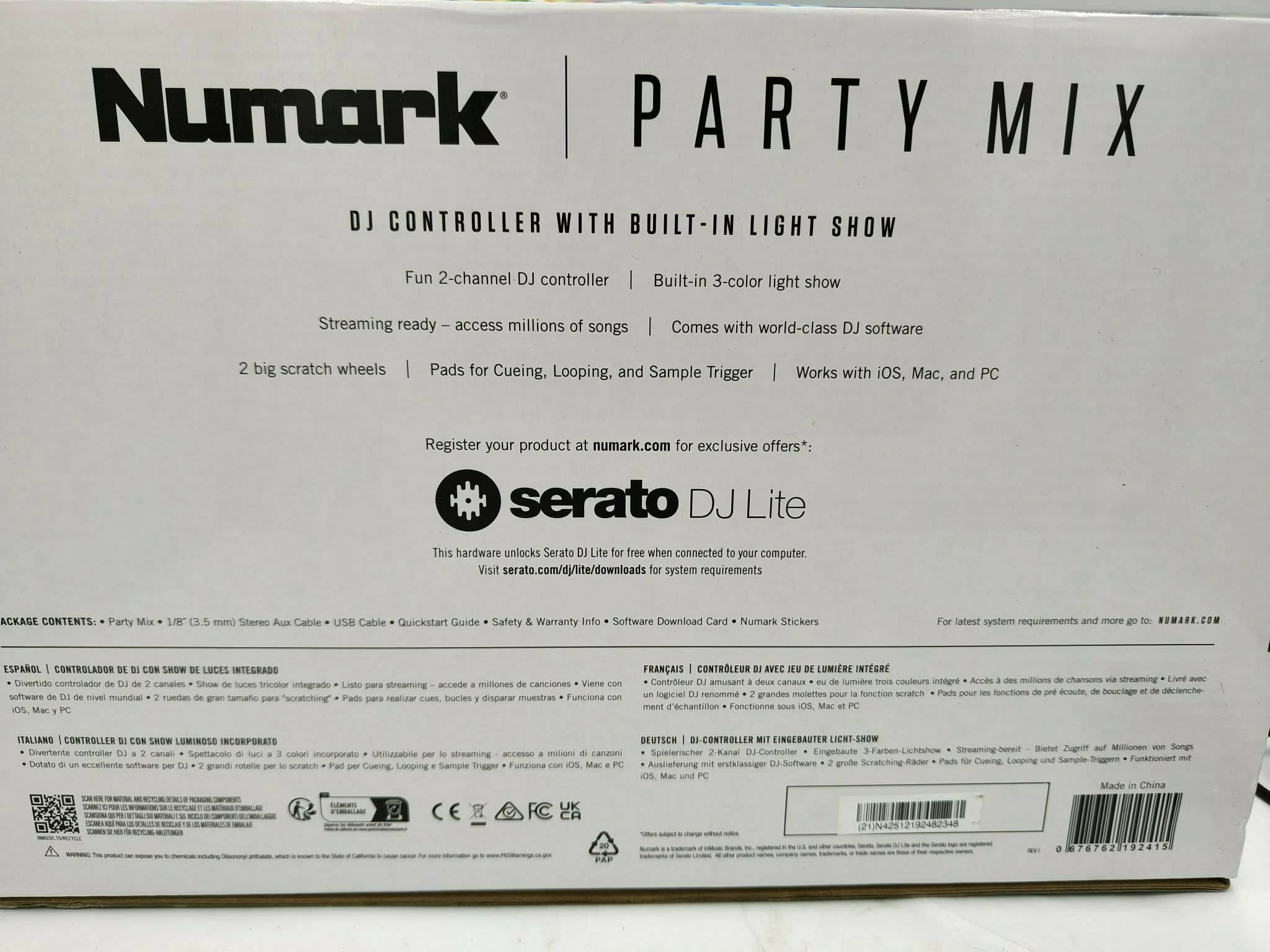 numark-party-mix-ii-mkii-2-konsola-dj-kontroler-mikser-komplet-model-party-mix-ii