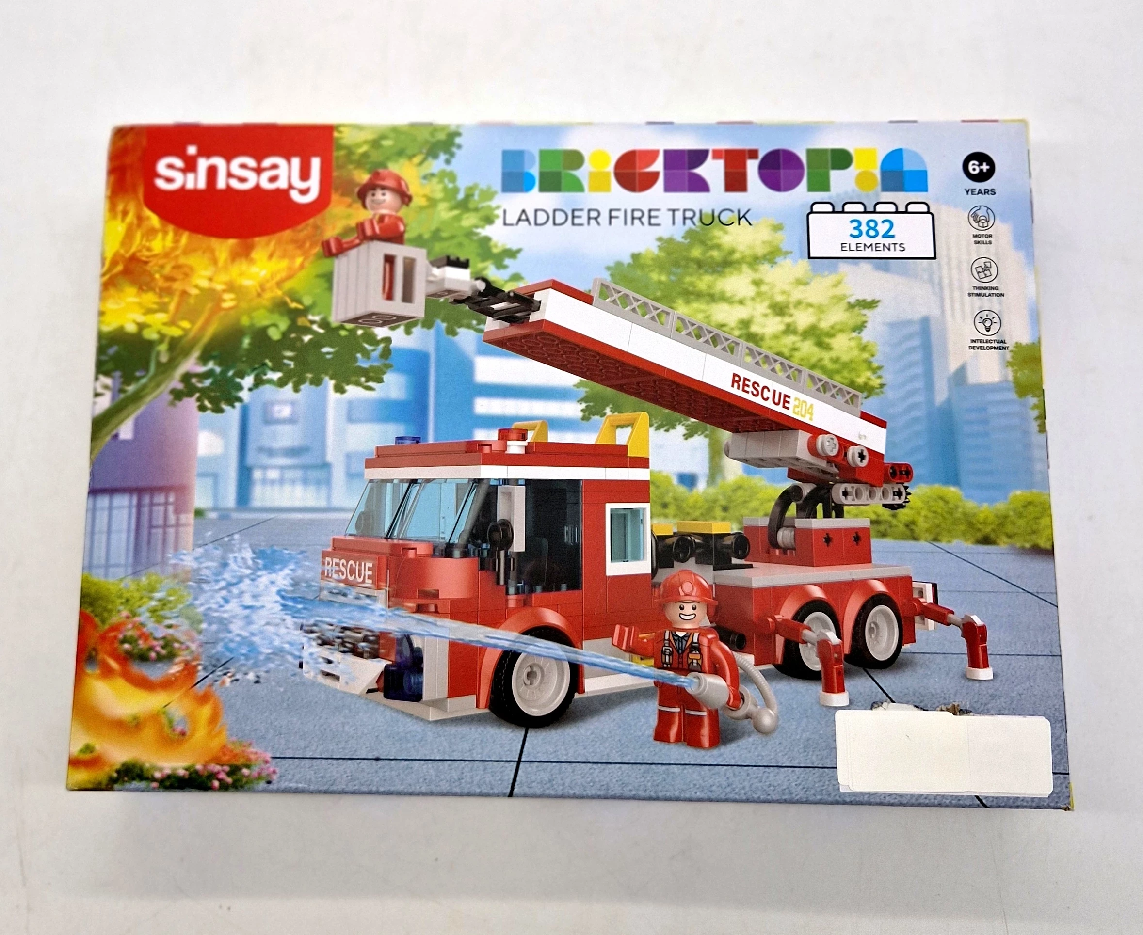 klocki-sinsay-bricktopia-woz-strazacki-382-el-ean-gtin-5907225793777
