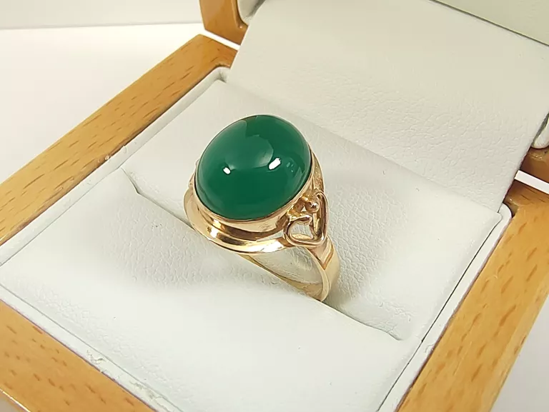 zloty-pierscionek-z-zielonym-kamieniem-p585-375g-r14-rodzaj-2205-16