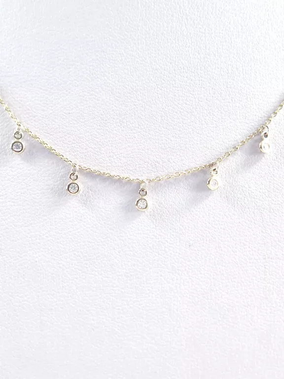 zloty-lancuszek-rolo-z-przywieszkami-cyrkonie-333-41cm-219g-dlugosc-calkowita-4100