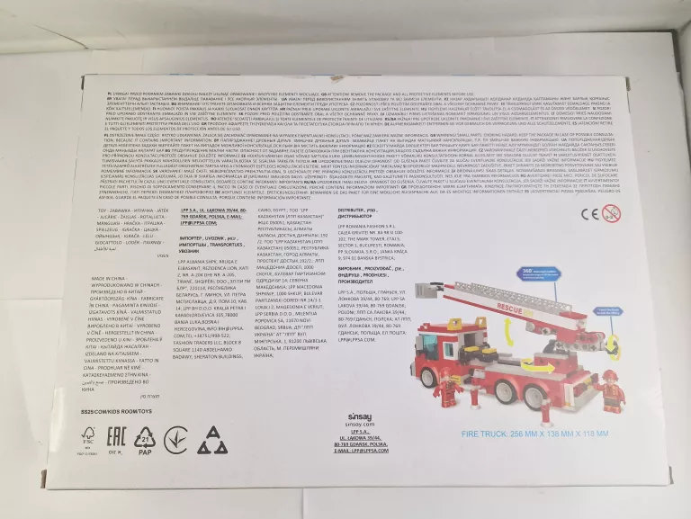 klocki-sinsay-bricktopia-382-elementy-woz-strazacki-ean-gtin-5907225793777