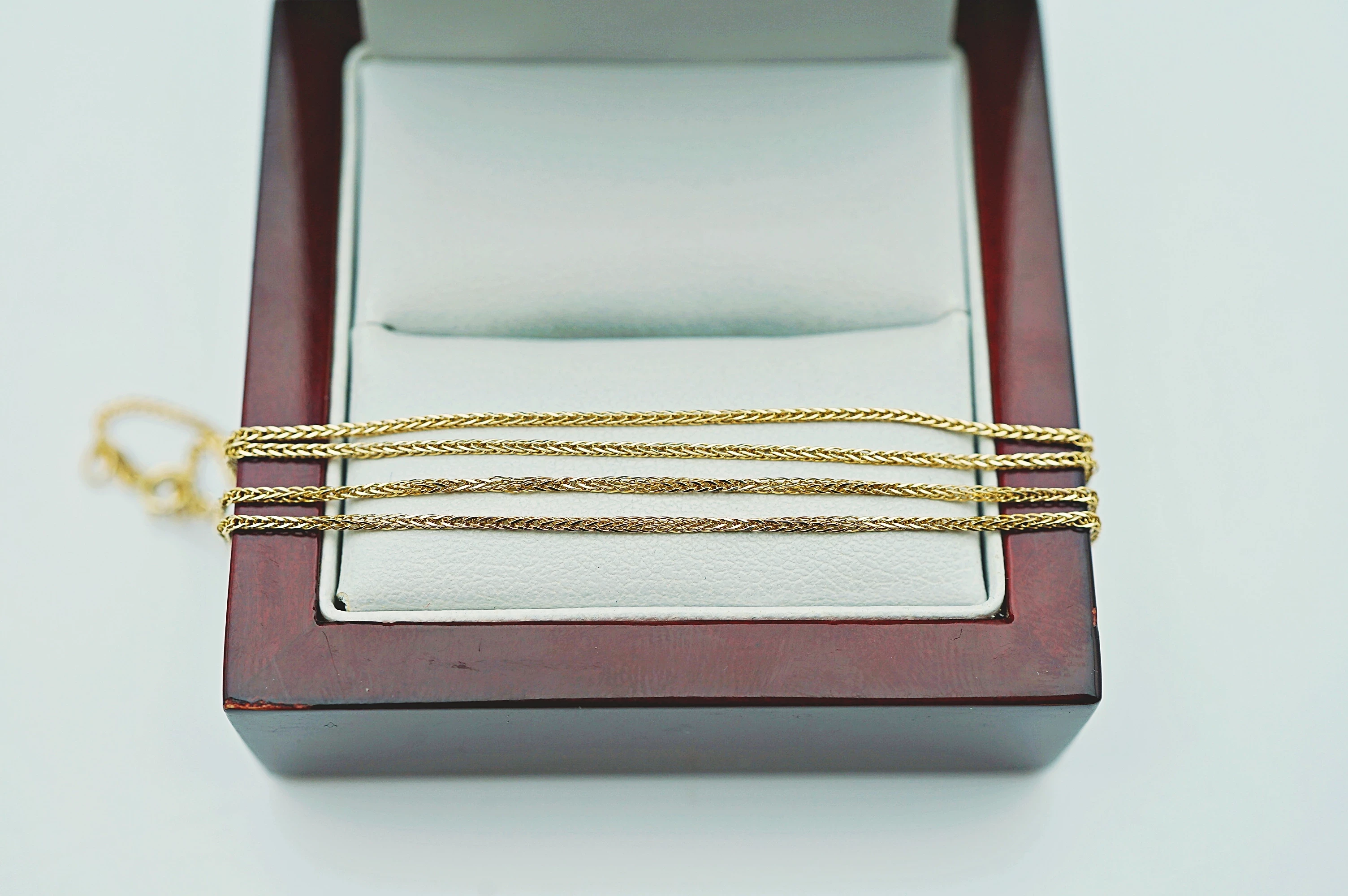 drobny-zloty-lancuszek-lisi-ogon-foxtail-pr585-14k-45cm-156g-stan-11323-2