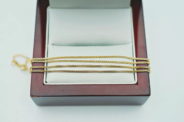 drobny-zloty-lancuszek-lisi-ogon-foxtail-pr585-14k-45cm-156g-stan-11323-2