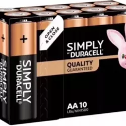 BATERIA ALKALICZNA DURACELL AA (R6) 10 SZT.