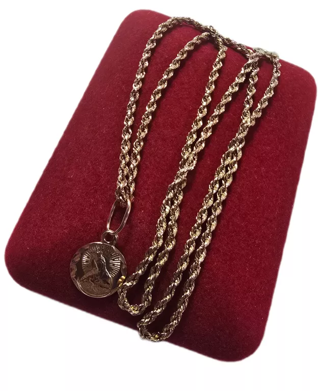 zloty-lancuszek-z-zawieszka-proby-585-dl-46-cm-315g-stan-11323-2