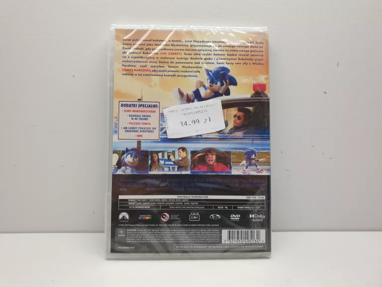 film-dvd-sonic-szybki-jak-blyskawica-folia-ean-gtin-5902115613180