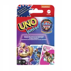 MATTEL GRA KARCIANA RODZINNA TOWARZYSKA UNO JUNIOR PSI PATROL KARTY 3 LATA