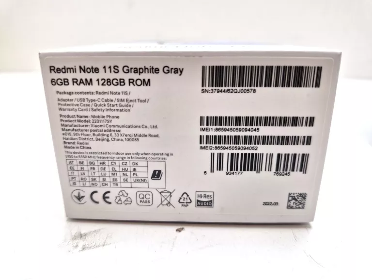 smartfon-xiaomi-redmi-note-11s-6-gb-128-gb-4g-lte-szary-ean-gtin-6934177769245