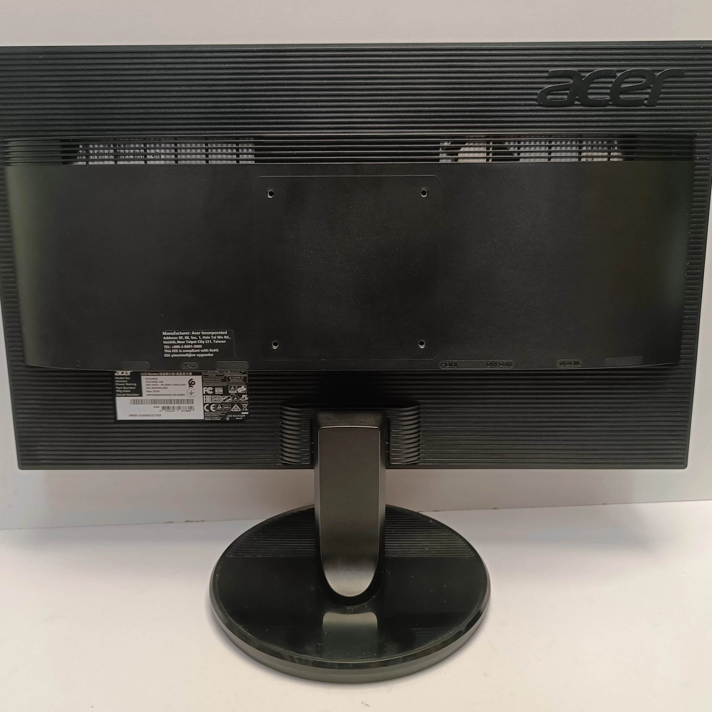 monitor-acer-k222hql-ean-gtin-0841631126505