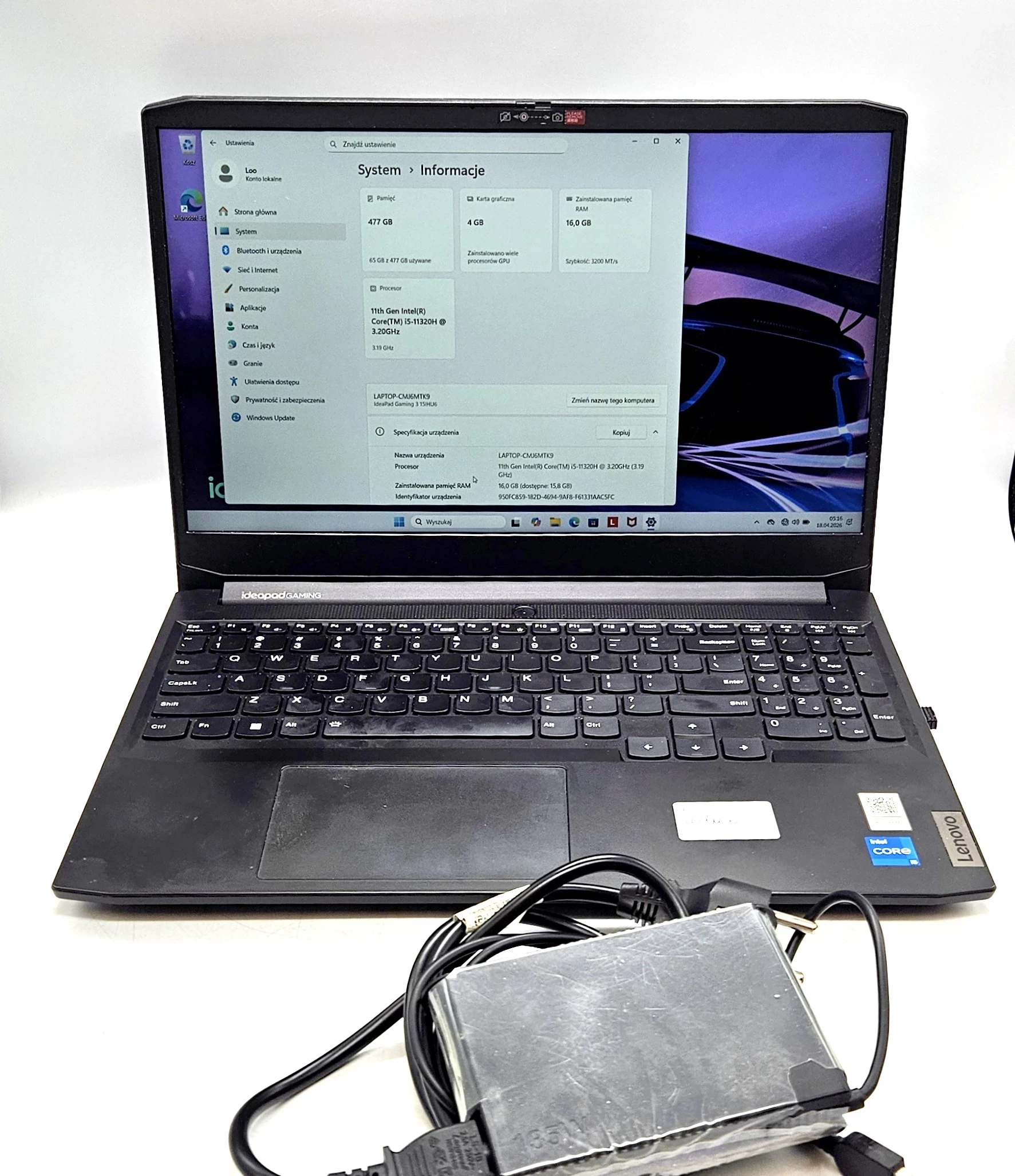 laptop-lenovo-ideapad-gaming-3-15iuh6-i5-11gen-16gb-ssd-512gb-rtx3050-3-maja-48-poznan-ska-x