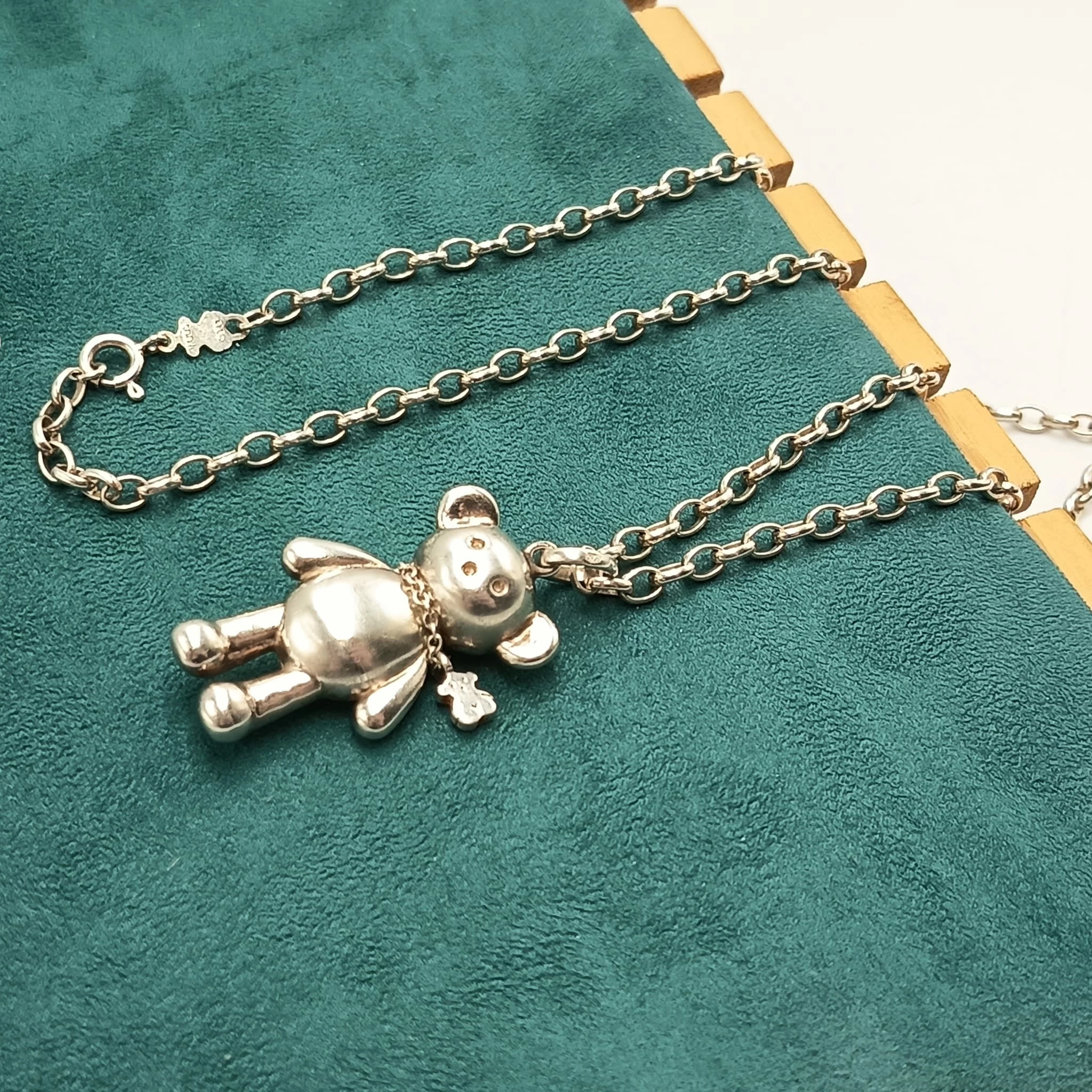 tous-bear-srebrny-mis-oraz-lancuszek-srebro-925-2280g-60cm-4cm-dlugosc-calkowita-60