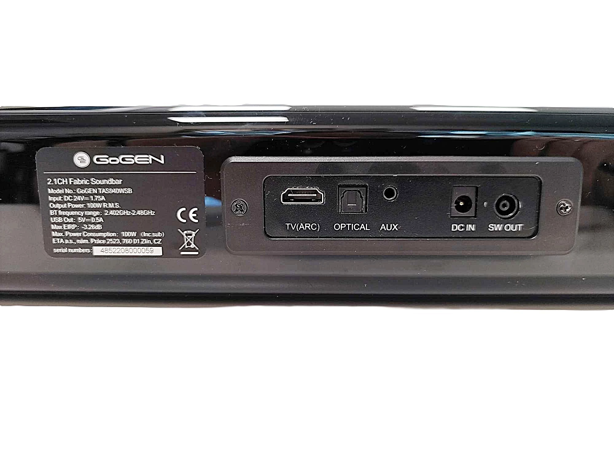 soundbar-subwoofer-gogen-tas940wsb-21-100-w-czarny-komplet-liczba-zlaczy-hdmi-1