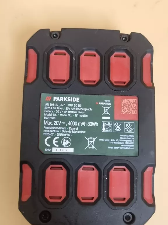 akumulator-parkside-pap-20-b3-20v-4ah-ean-gtin-4052916311653
