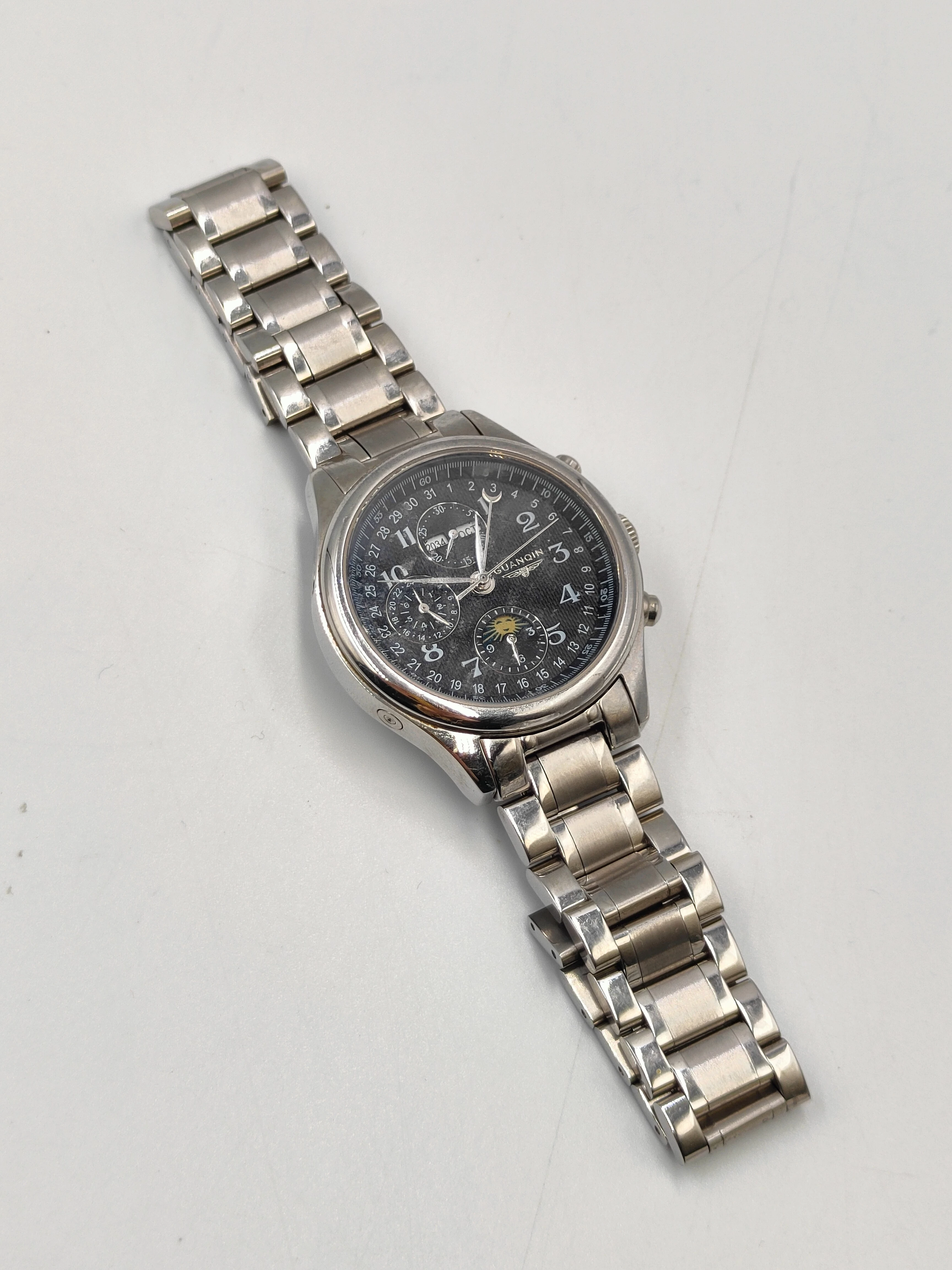 zegarek-guanqin-na-srebrnej-bransolecie-stan-11323-2