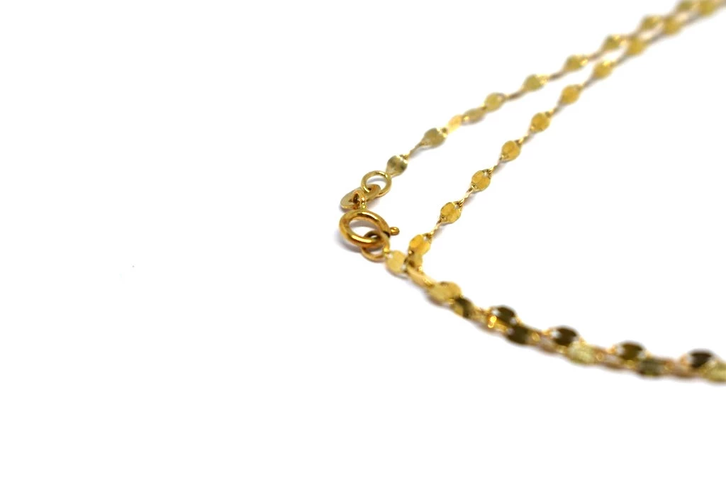 zloty-lancuszek-z-krzyzykiem-585-bialezolte-zloto-45-cm-rodzaj-2205-2