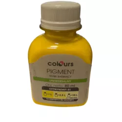 PIGMENT DO FARB COLOURS CYTRYNOWY 80 ML