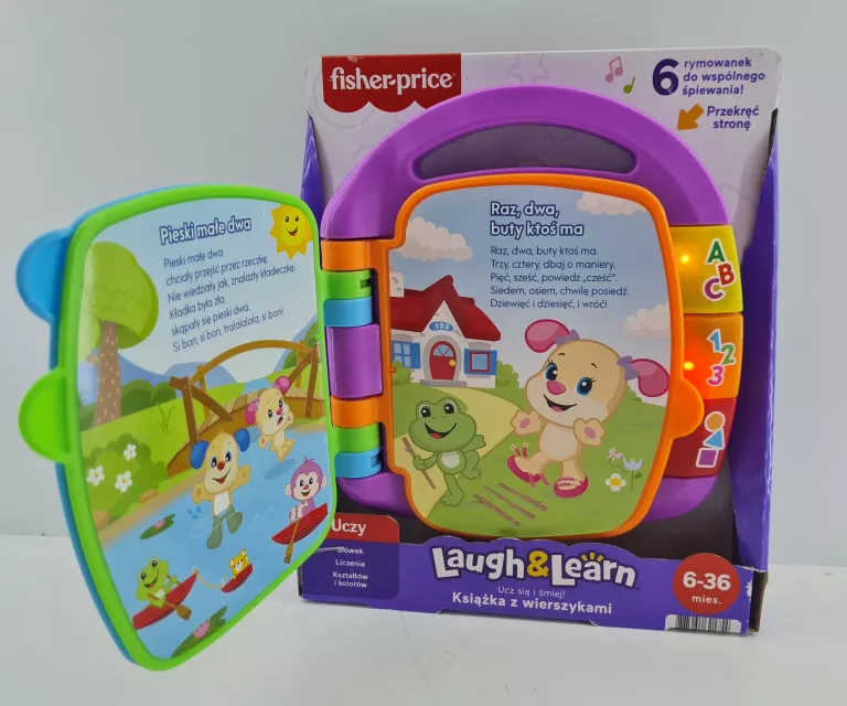 fisher-price-ucz-sie-i-smiej-ksiazka-z-wierszykami-frc70-stan-11323-2