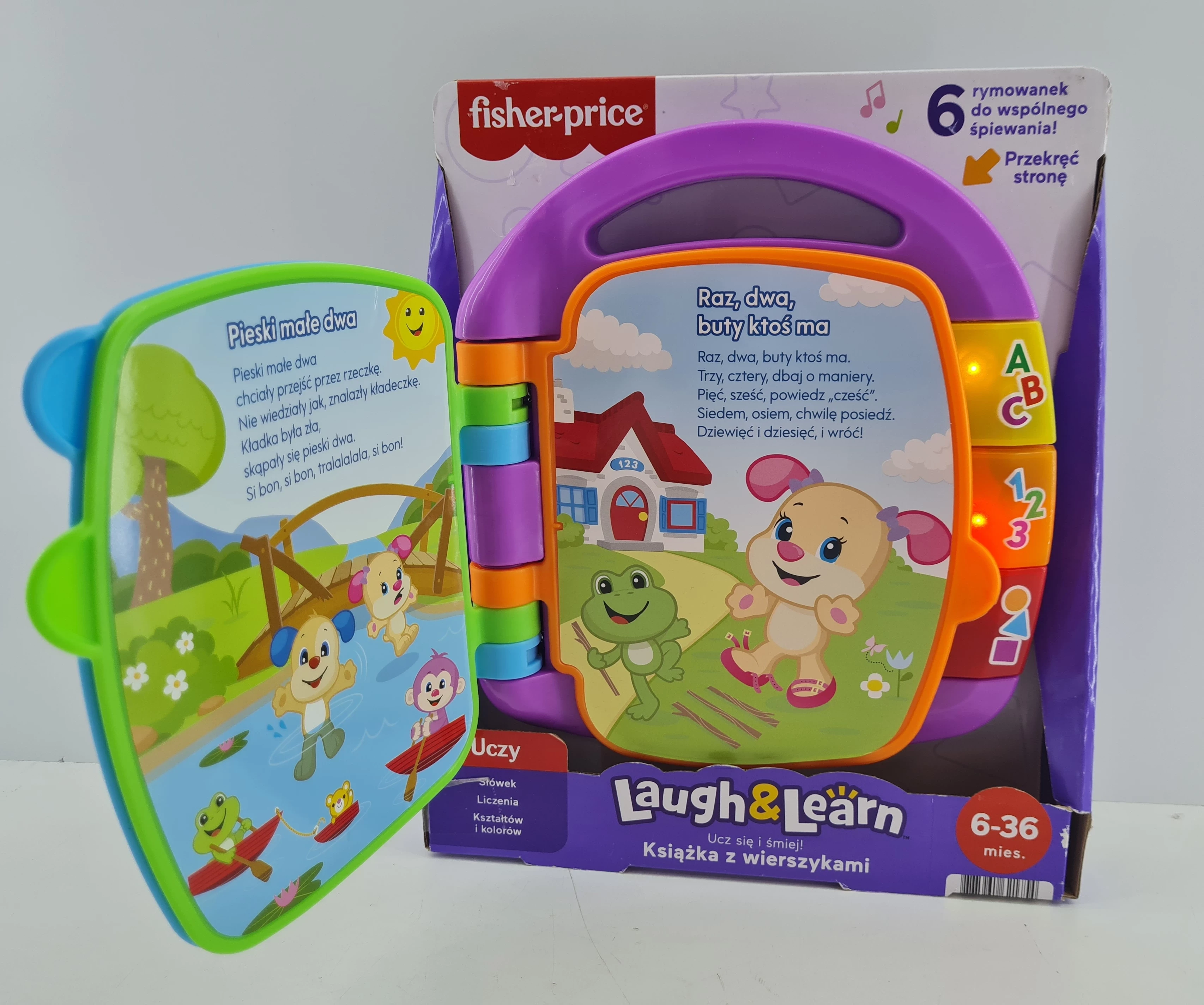 fisher-price-ucz-sie-i-smiej-ksiazka-z-wierszykami-frc70-stan-11323-2