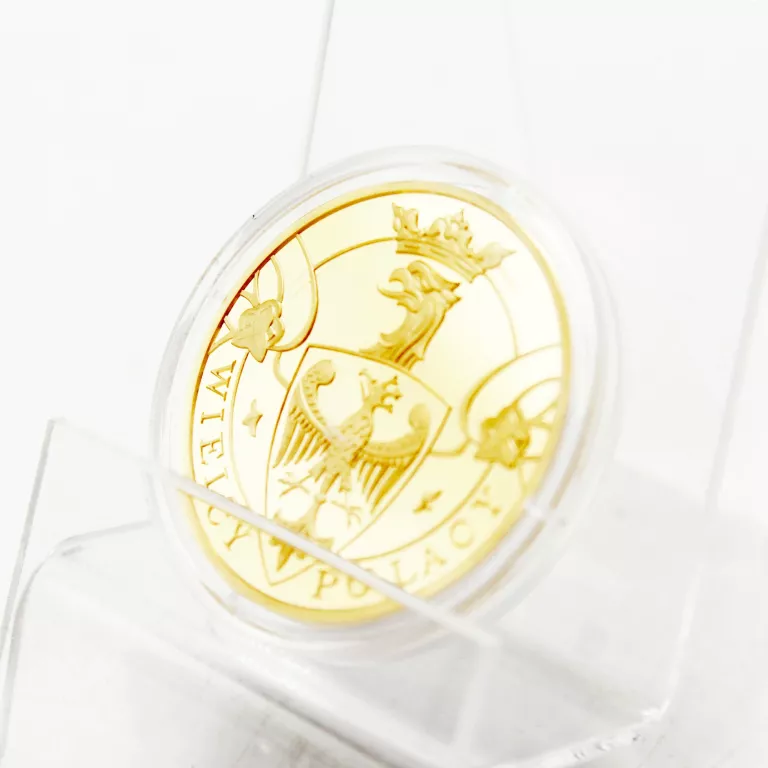 pozlacana-moneta-wielcy-polacy-marszalek-jozef-pilsudski-1867-1935-stan-11323-2036072