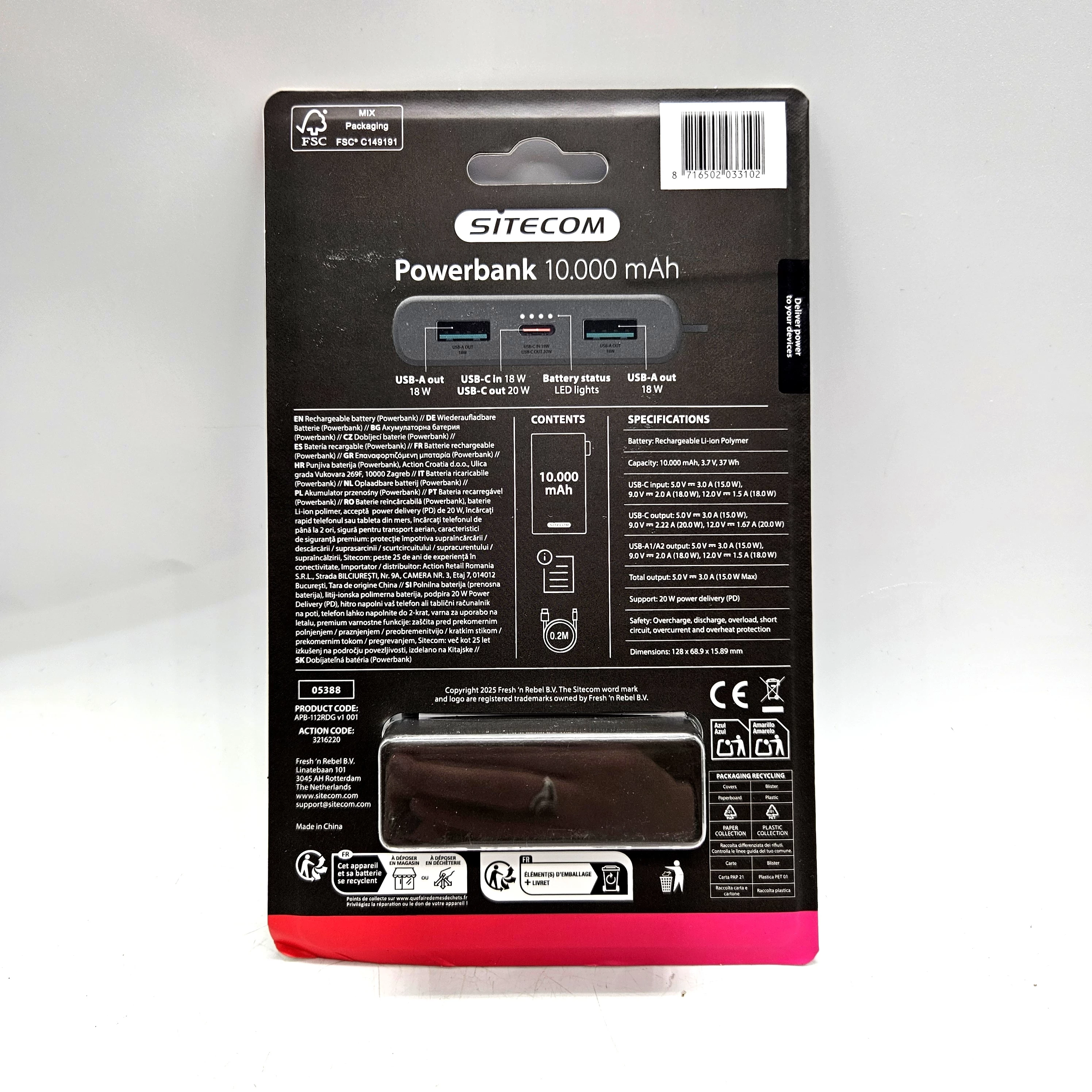 powerbank-sitecom-10000-mah-ciemnoszary-ean-gtin-8720249808985