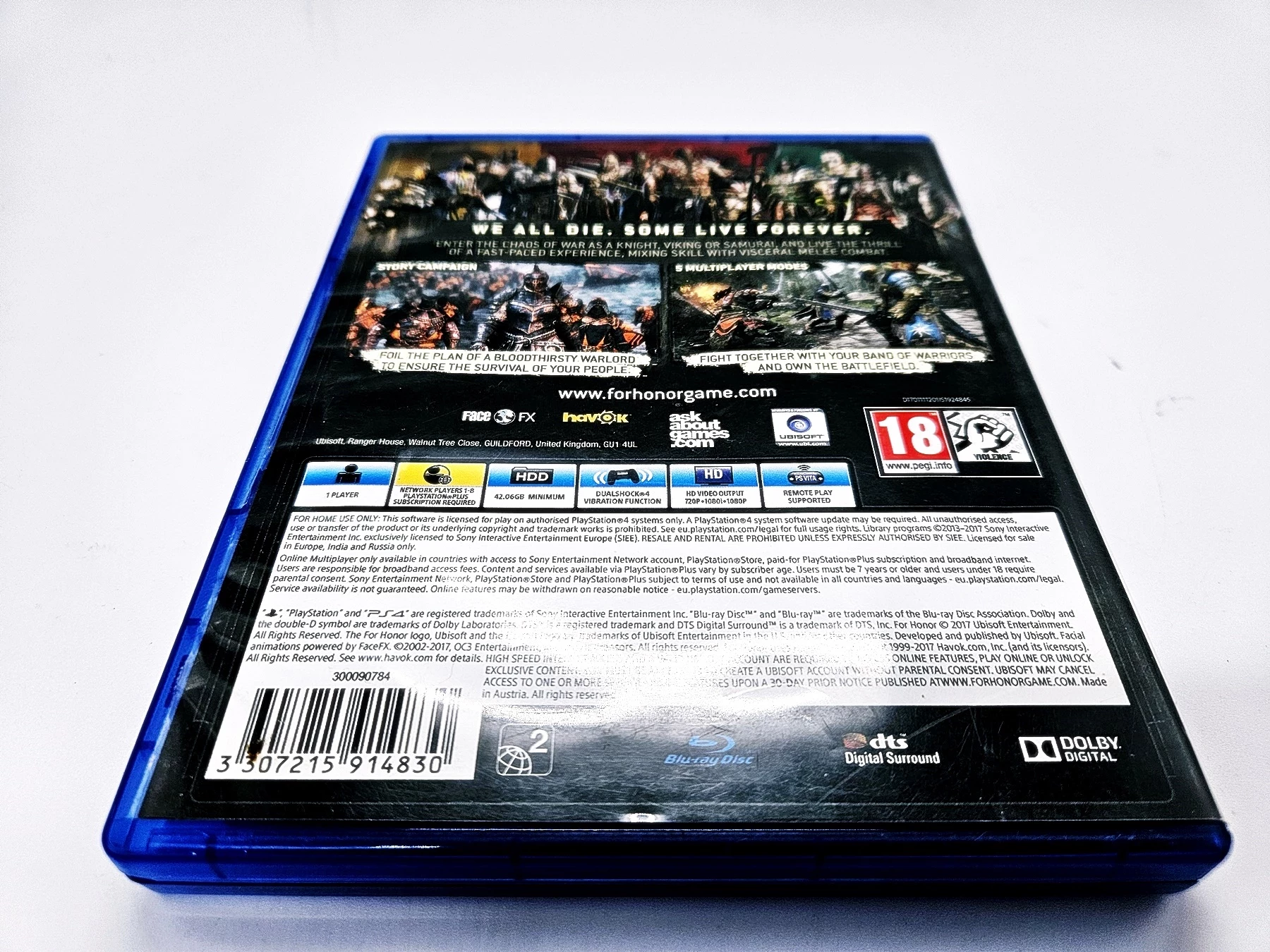 ps4-for-honor-ean-gtin-3307215914830