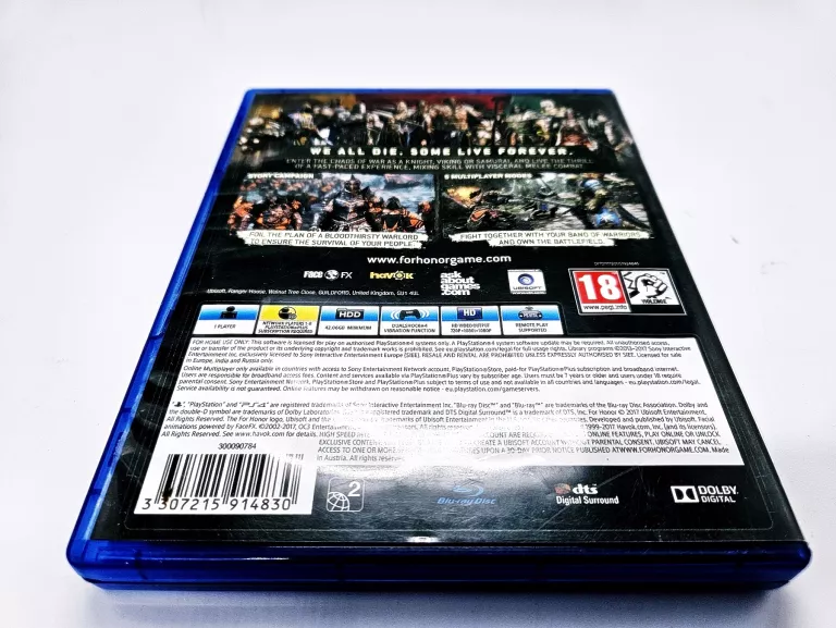 ps4-for-honor-ean-gtin-3307215914830