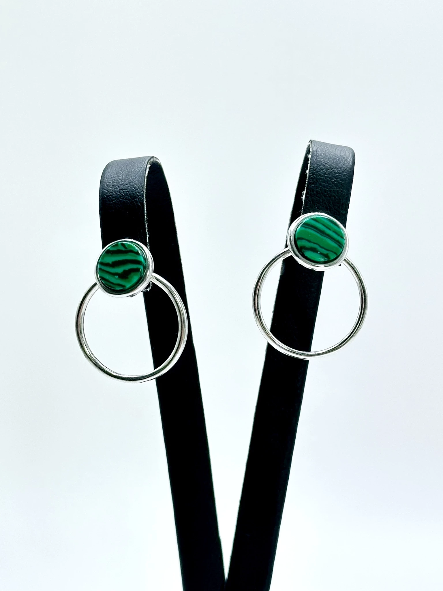 sd240-piekne-srebrne-damskie-kolczyki-wiszace-kolka-z-zielona-masa-925-wolnosci-2a-strzelce-krajenskie