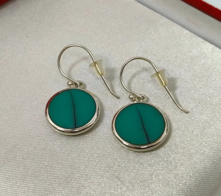 srebrne-kolczyki-925-zielony-kamien-okragle-wiszace-295-mm-lekkie-stan-11323-2