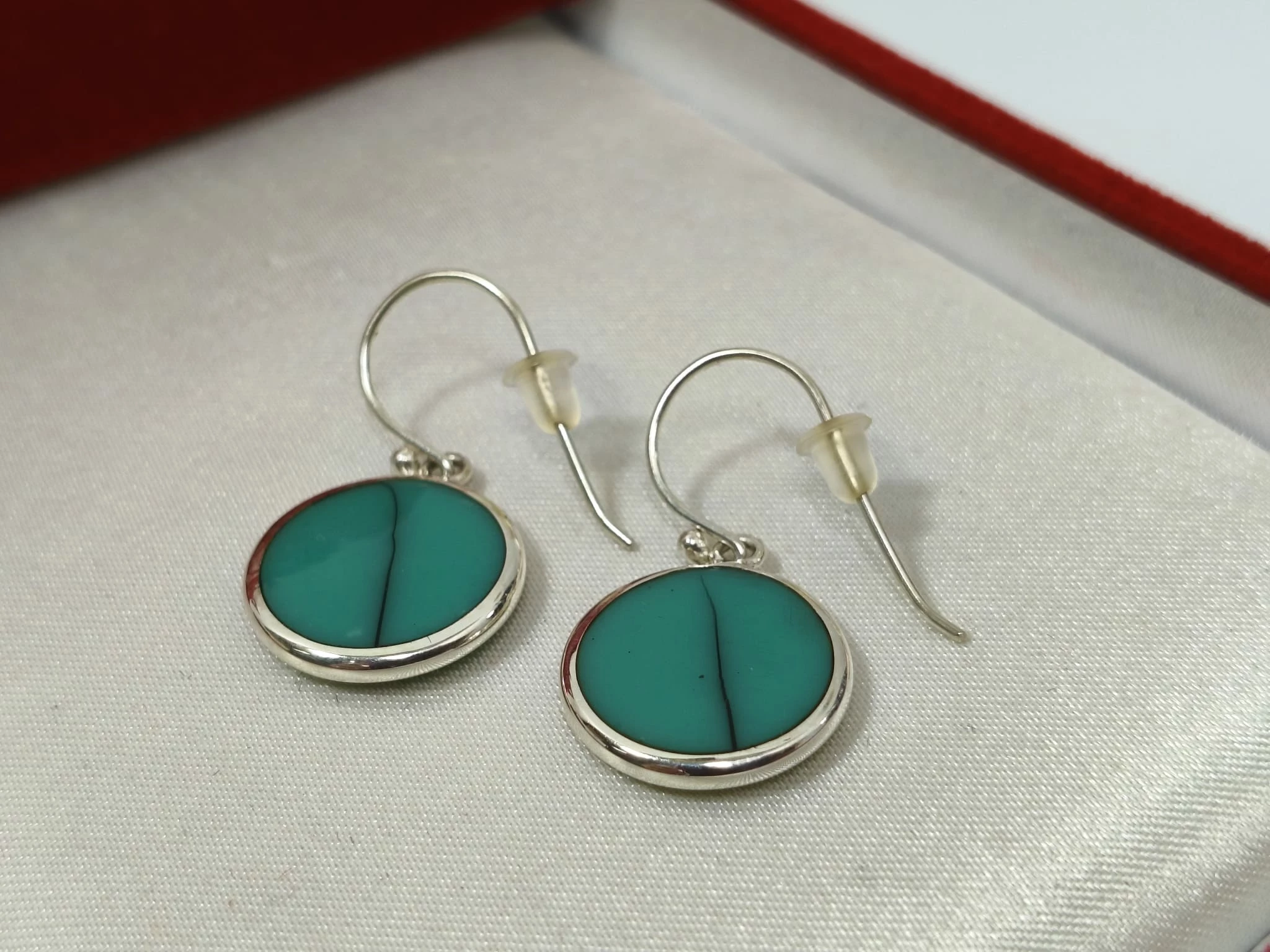 srebrne-kolczyki-925-zielony-kamien-okragle-wiszace-295-mm-lekkie-rodzaj-2205-2