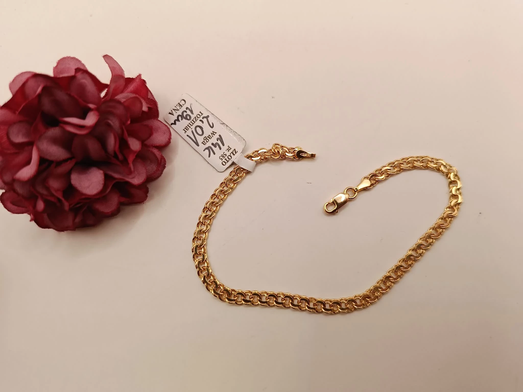 nienoszona-zlota-bransoletka-585-19-cm-201g-stan-11323-2