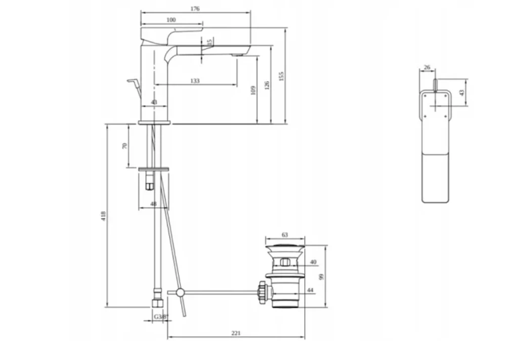 villeroy-boch-subway-30-bateria-umywalkowa-stojaca-chrom-4062373800270-ean-gtin-4062373800270