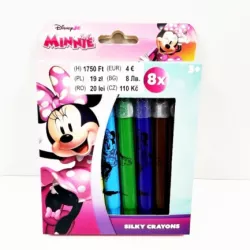 MIĘKKIE KREDKI WOSKOWE 8 SZT. DISNEY MYSZKA MINNIE