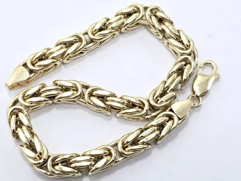 zlota-bransoleta-krolewska-bizantyjska-585-1610g-21cm-stan-11323-2