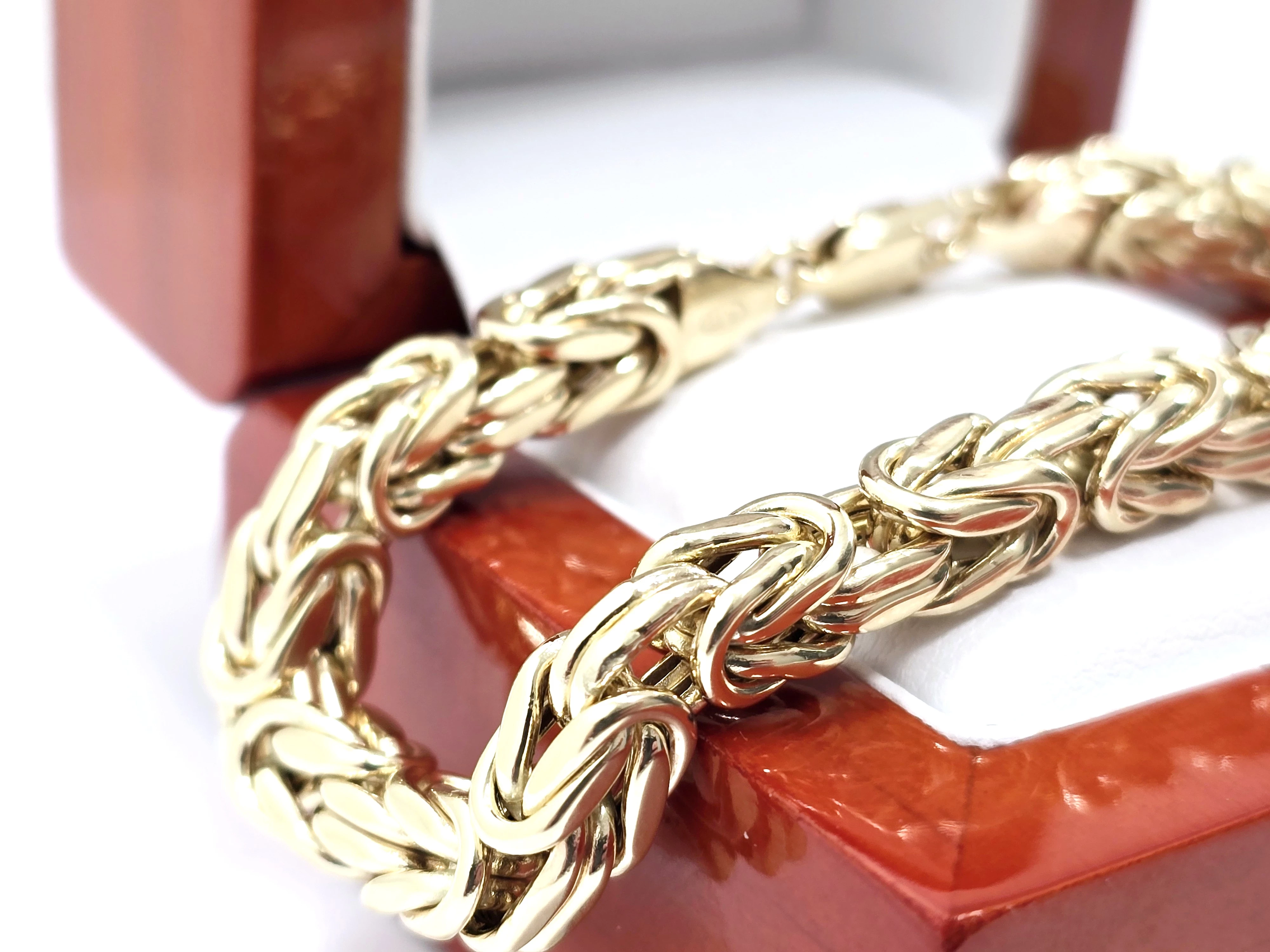 zlota-bransoleta-krolewska-bizantyjska-585-1610g-21cm-dlugosc-calkowita-2000