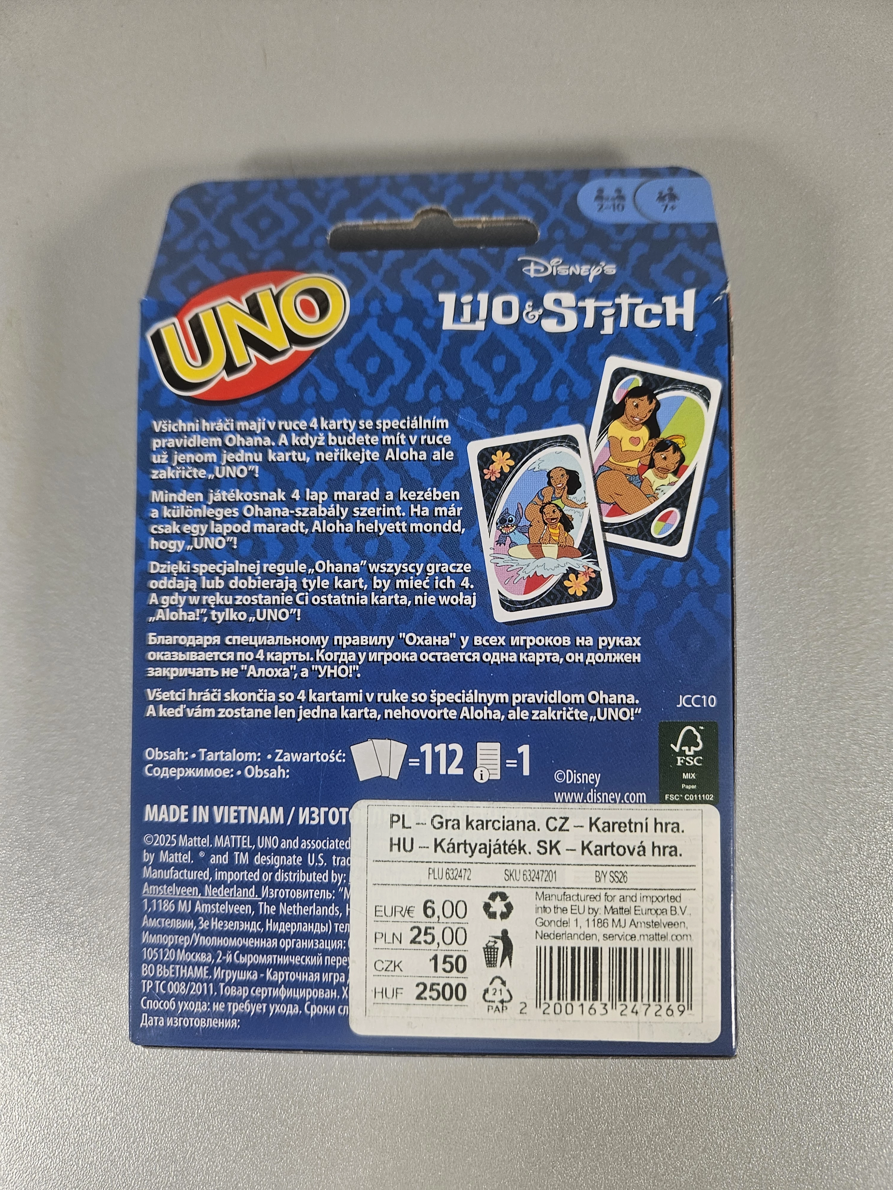 mattel-games-uno-disney-lilo-i-stitch-gra-karciana-jcc10-ean-gtin-194735267859