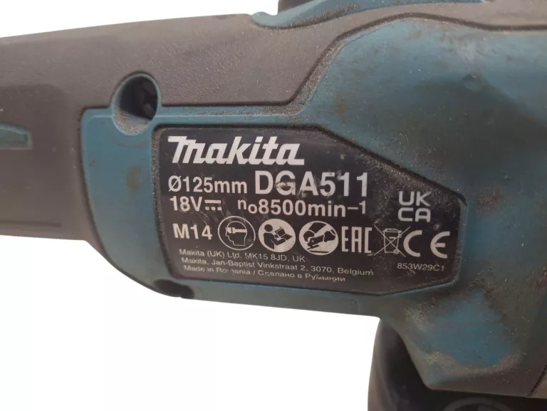szlifierka-katowa-makita-dga511-2-aku-50ah-60ah-ladowarka-dc18sh-stan-11323-2