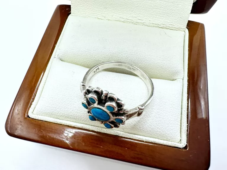 sd147-uroczy-srebrny-damski-pierscionek-kwiatek-z-niebieska-emalia-925-rodzaj-2205-16