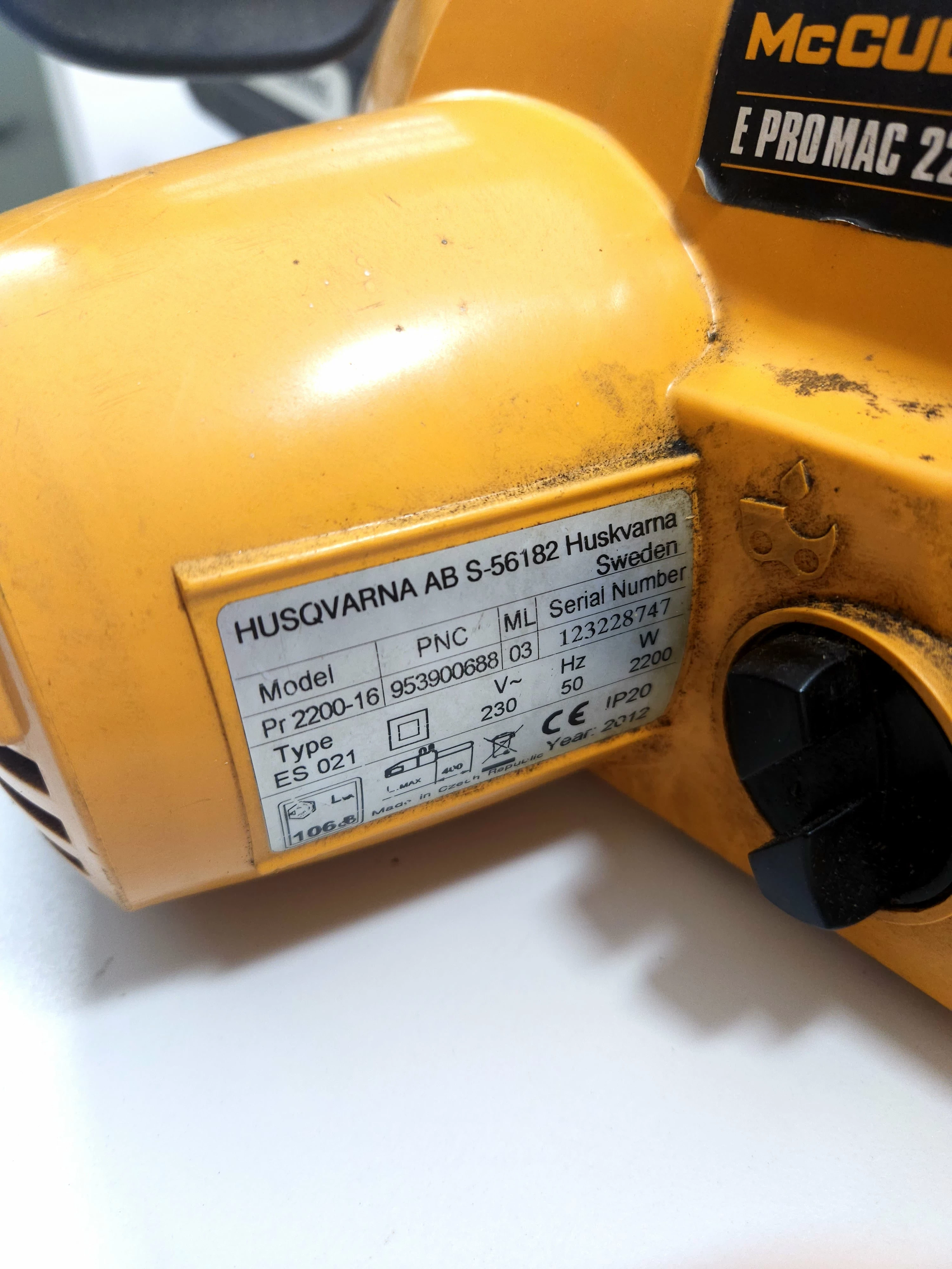 pila-lancuchowa-elektryczna-mcculloch-e-pro-mac-2200-ean-gtin-8001442204935