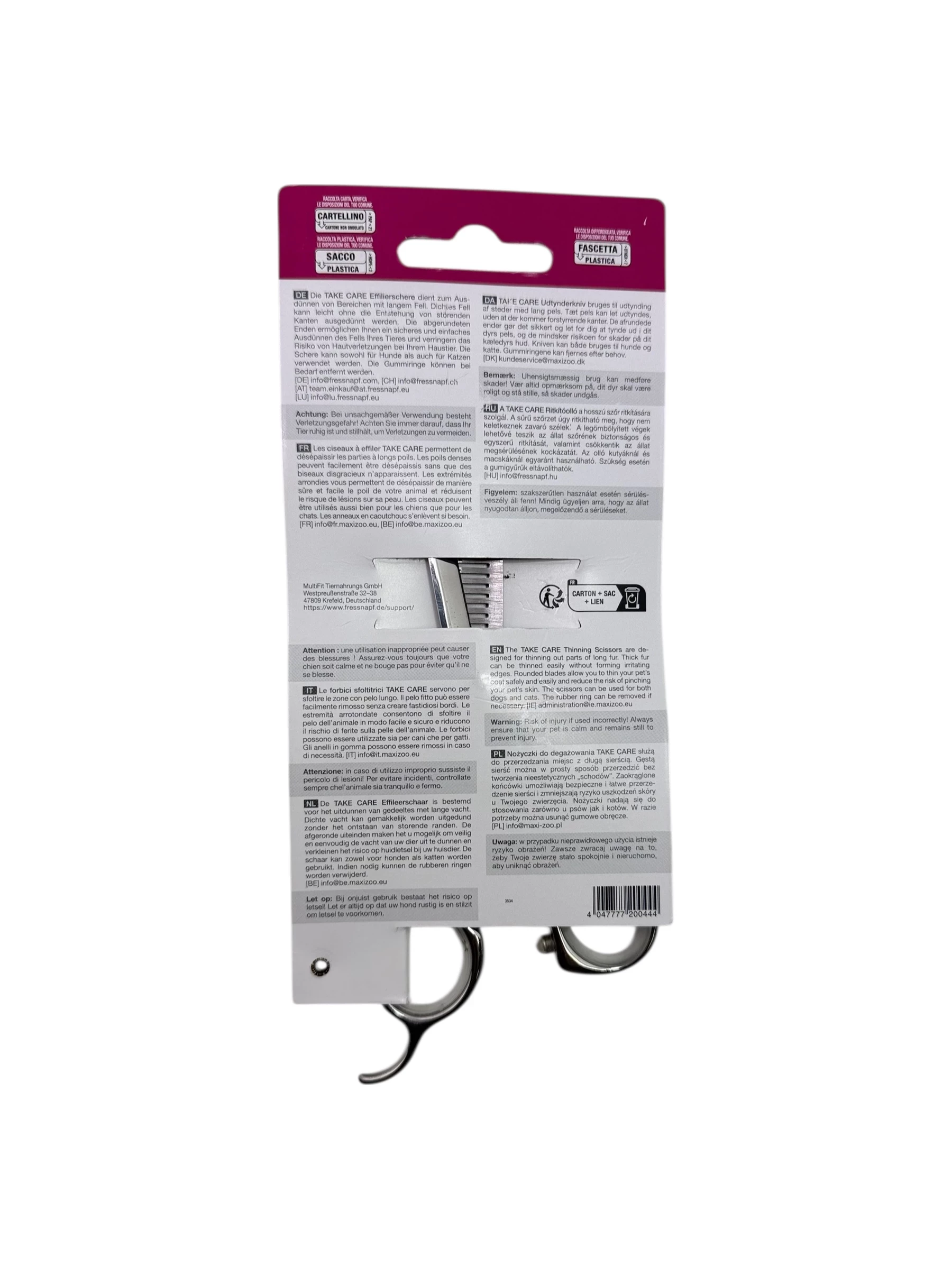 take-care-nozyczki-do-degazowania-pies-i-kot-ean-gtin-4047777200444