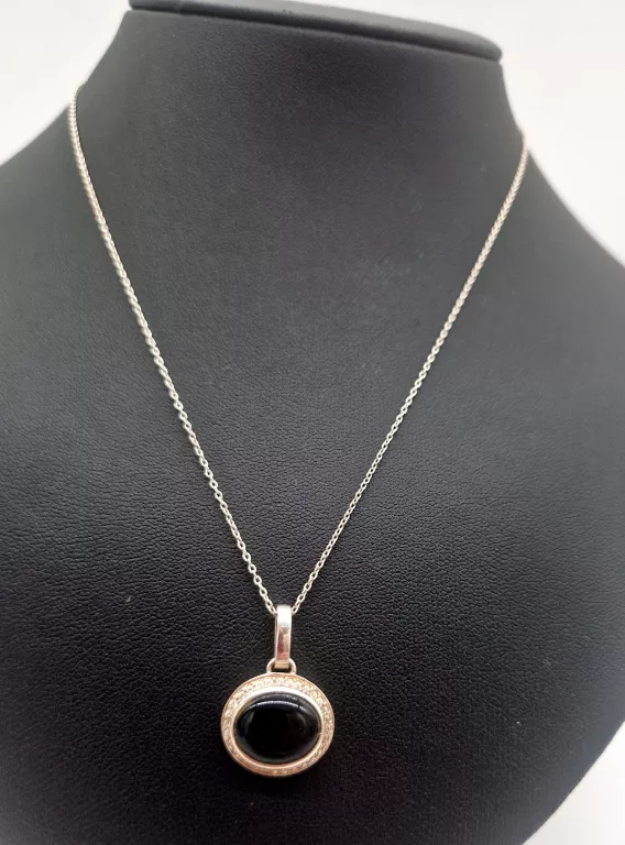 srebro-komplet-bizuteri-lancuszek-z-zawieszka-i-kolczyki-rodzaj-2205-2