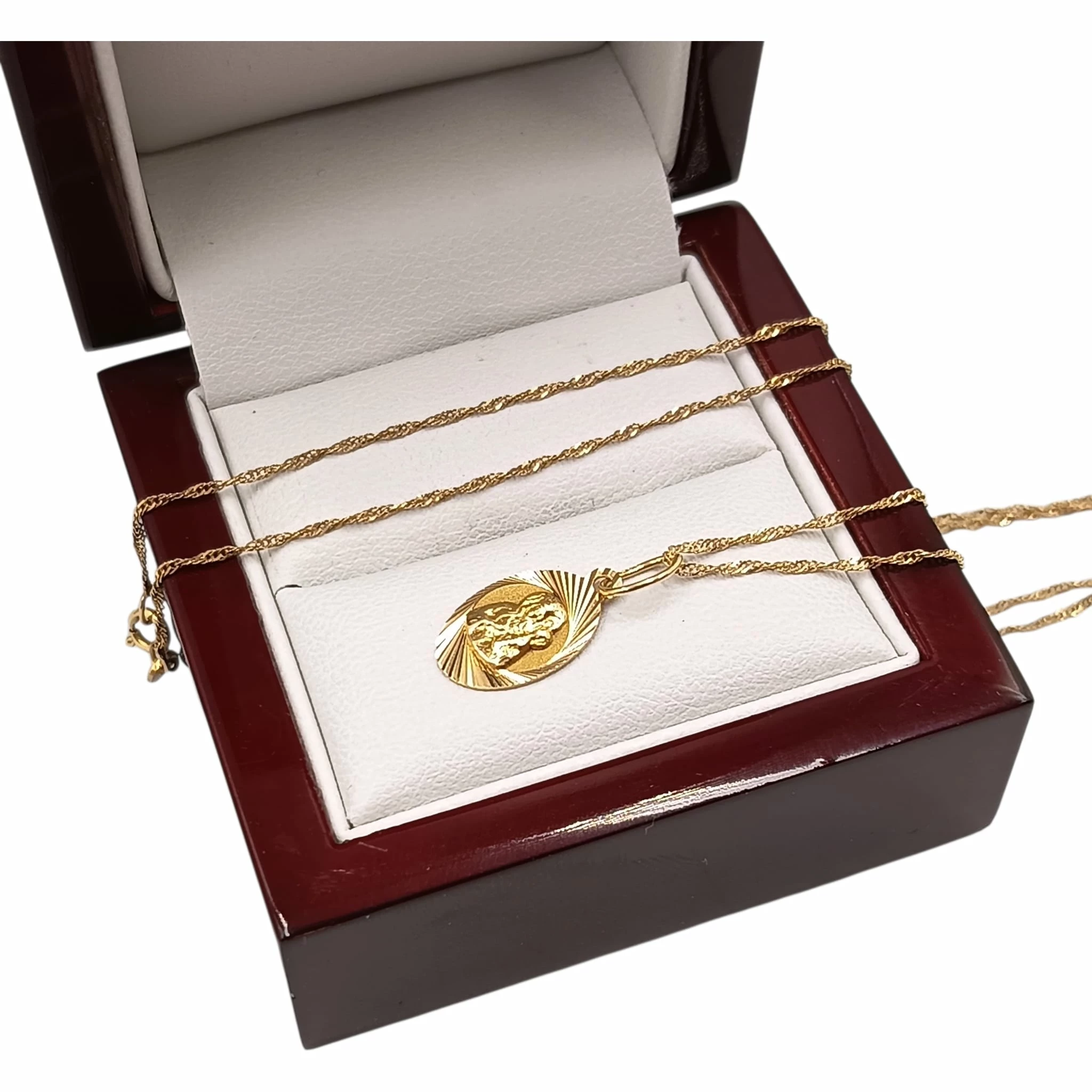 sliczny-zloty-lancuszek-singapur-z-medalikiem-585-14k-200-g-46-cm-material-15835-2