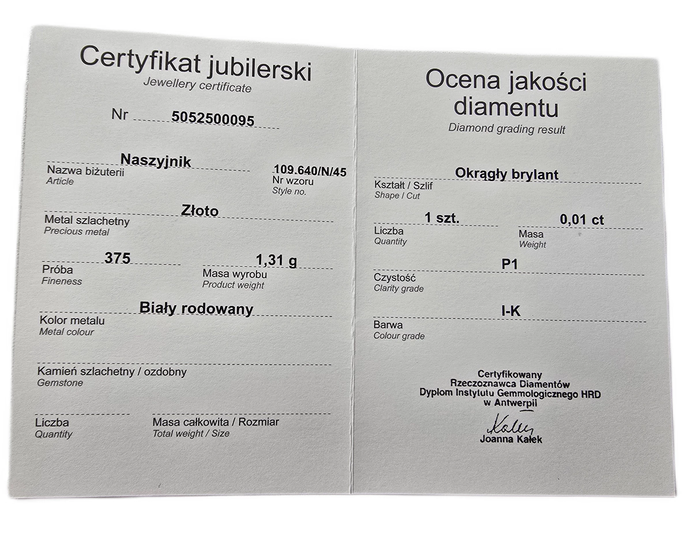 sliczny-komplet-z-bialego-zlota-lancuszek-z-kolczykami-proby-375-stan-11323-2