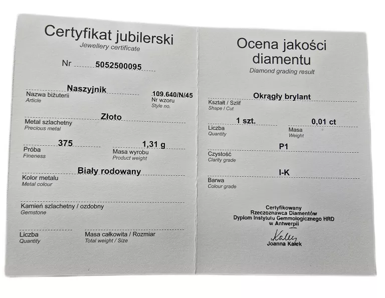 sliczny-komplet-z-bialego-zlota-lancuszek-z-kolczykami-proby-375-stan-11323-2