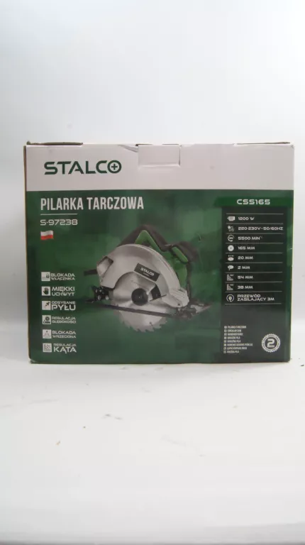 pila-tarczowa-stalco-css165-1200w-komplet-super-stan-ean-gtin-5904012115606