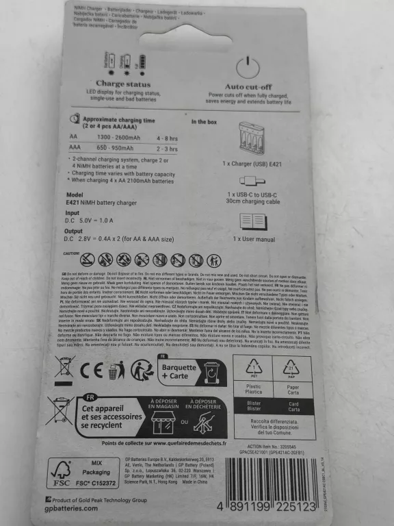 ladowarka-gp-batteries-e421-4-aa-aaa-blister-ean-4891199225123-stan-11323-2
