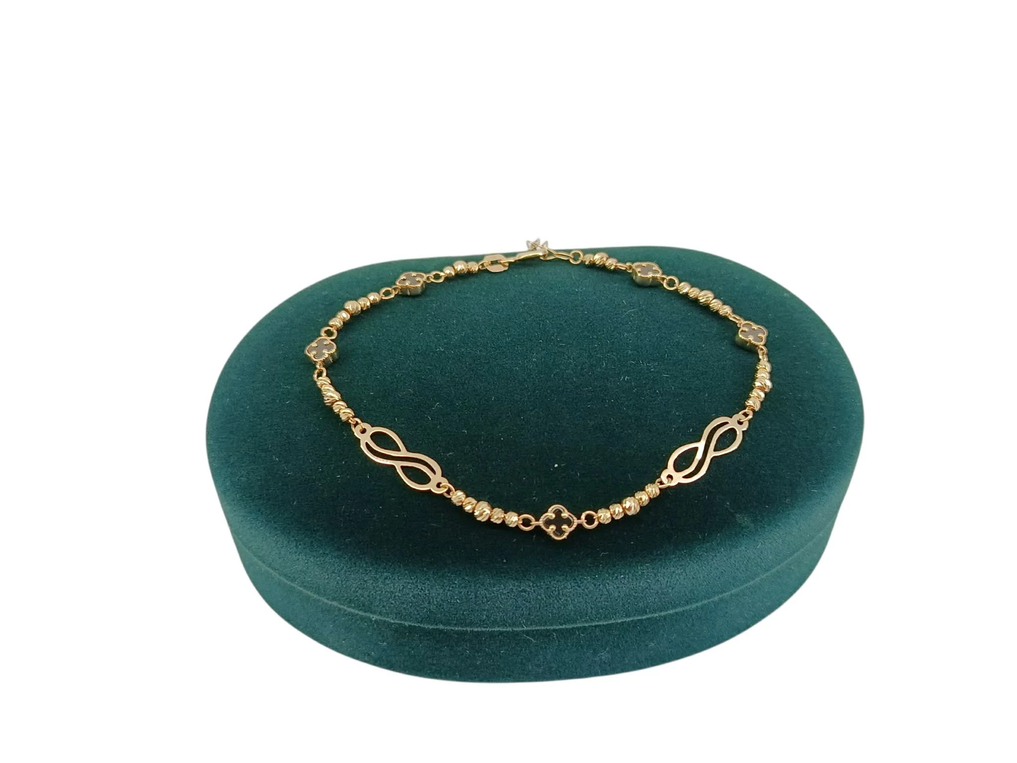 piekna-zlota-bransoletka-z-czarnymi-koniczynkami-p585-316g-jana-pawla-ii-1-konstantynow-mk