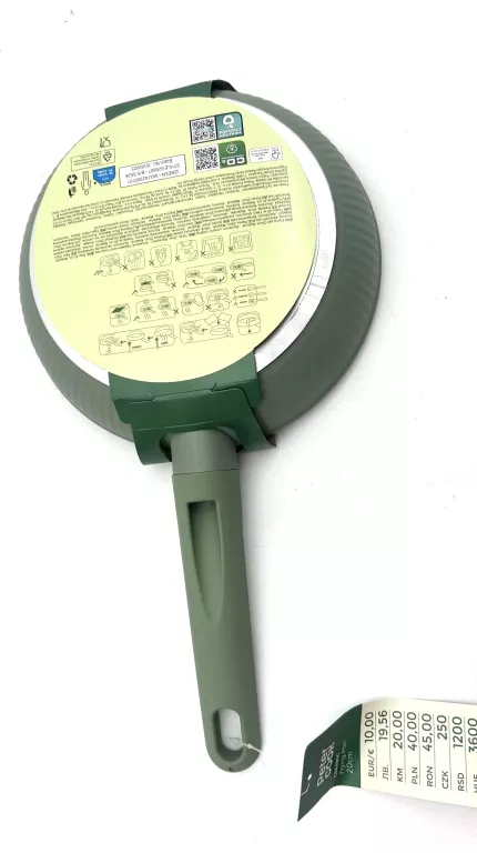 patelnia-tradycyjna-zielona-peter-cook-20-cm-ceramiczna-powystawowa-ean-gtin-8802525254652