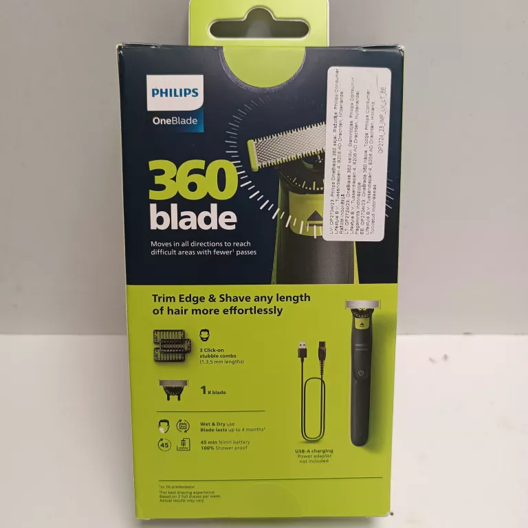 golarka-philips-oneblade-z-ostrzem-360-i-3-nasadkami-do-zarostu-qp272423-ean-gtin-8720689029070